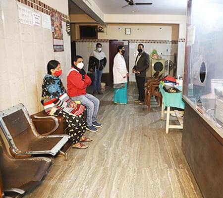 Waiting Room in R.K. Maternity and Health Centre